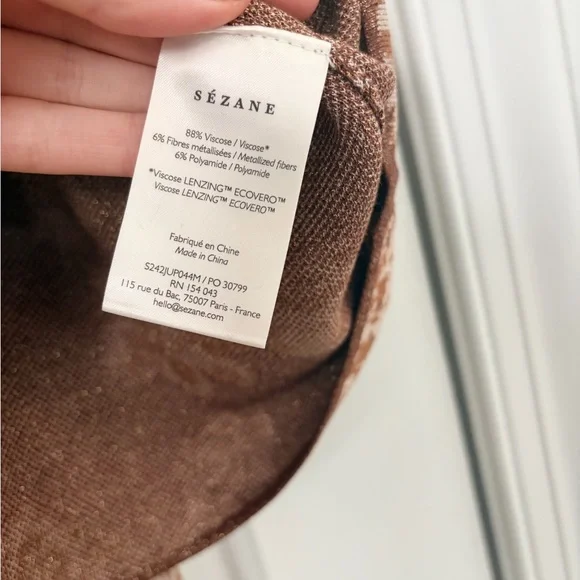 Sezane Charles jumper and Anita skirt set - Picture 5 of 9